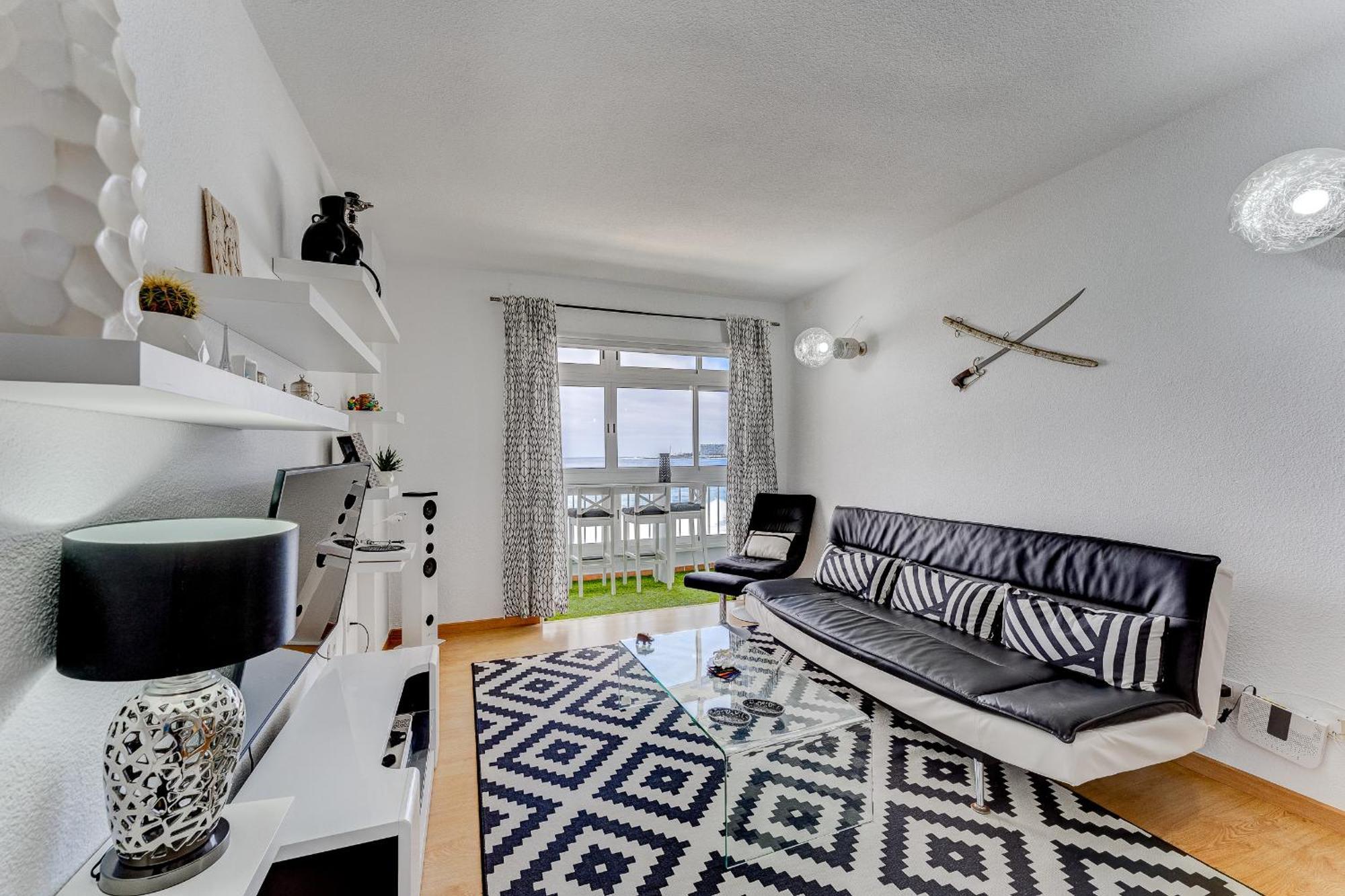 1St Line Sea View 3 Rooms Apartment In Tenerife 92M2 巴哈马尔 外观 照片