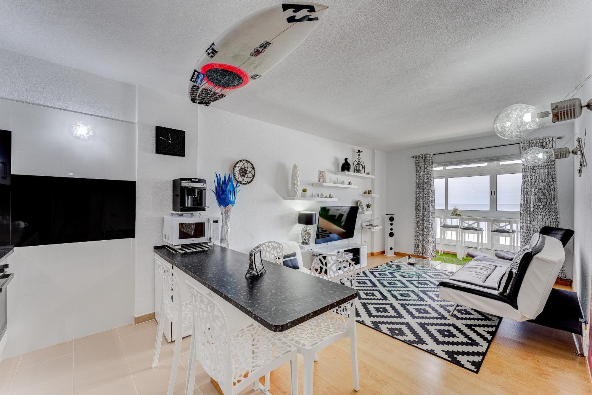 1St Line Sea View 3 Rooms Apartment In Tenerife 92M2 巴哈马尔 外观 照片